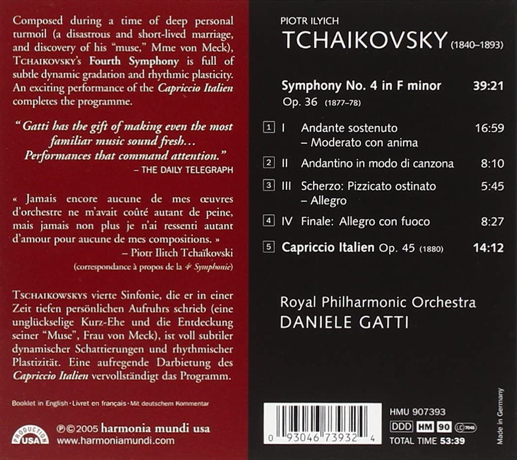 Tchaikovsky: Symphonie n° 4 - slide-1