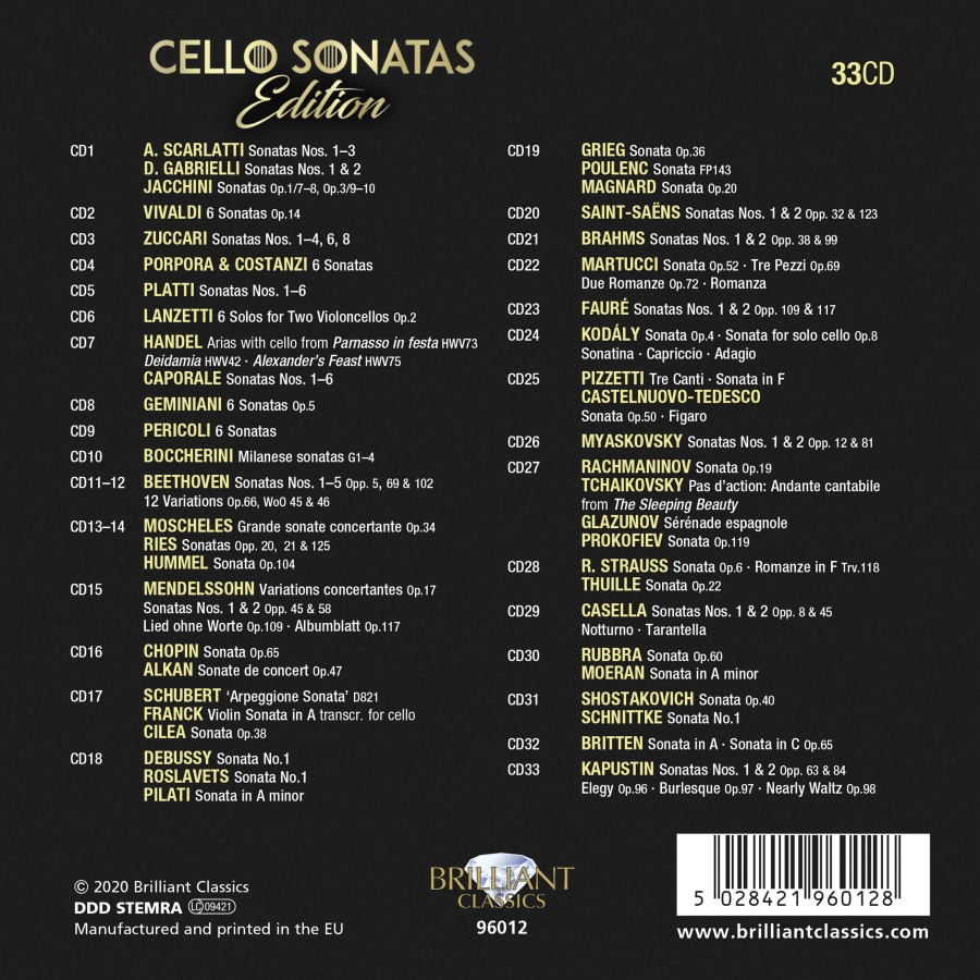 Cello Sonatas Edition - slide-1