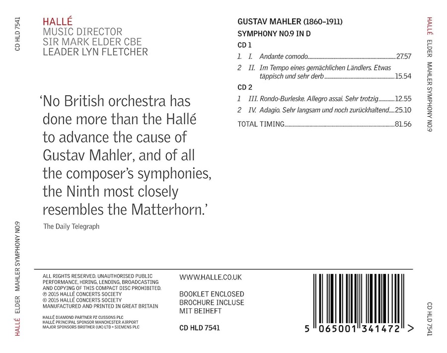 Mahler: Symphony No. 9 - slide-1