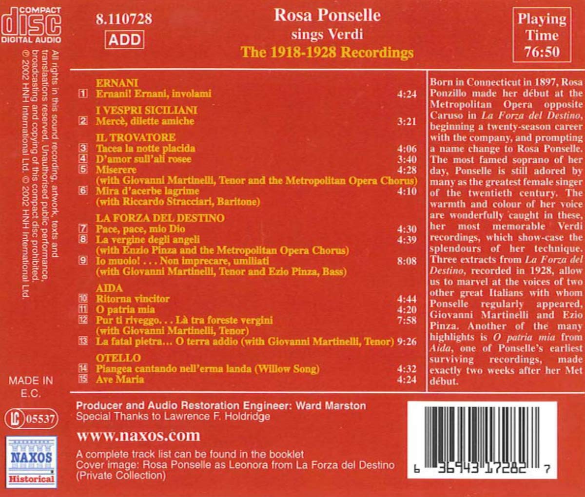 Rosa Ponselle - Verdi Arias - slide-1