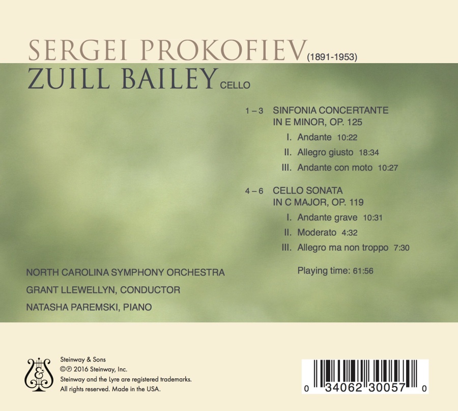 Prokofiev: Sinfonia concertante & Cello Sonata - slide-1