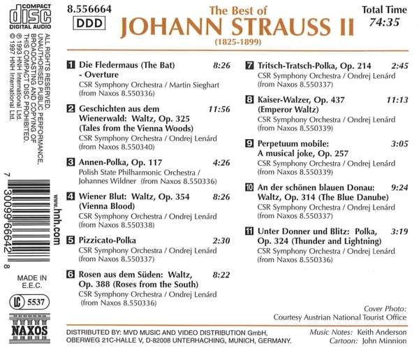 THE BEST OF JOHANN STRAUSS JR - slide-1