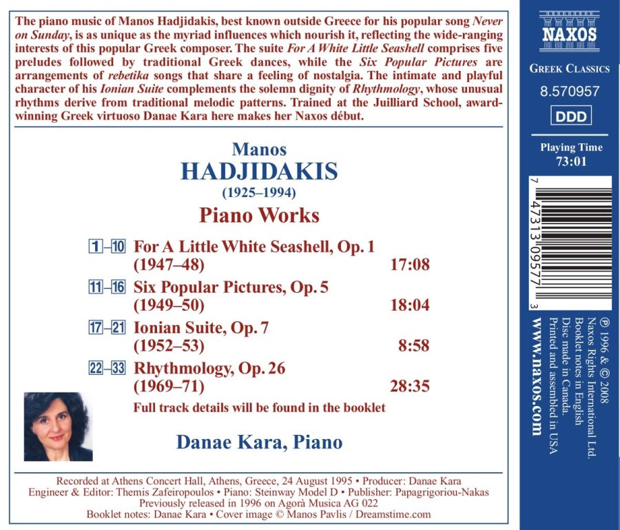 HADJIDAKIS: Piano Works - slide-1