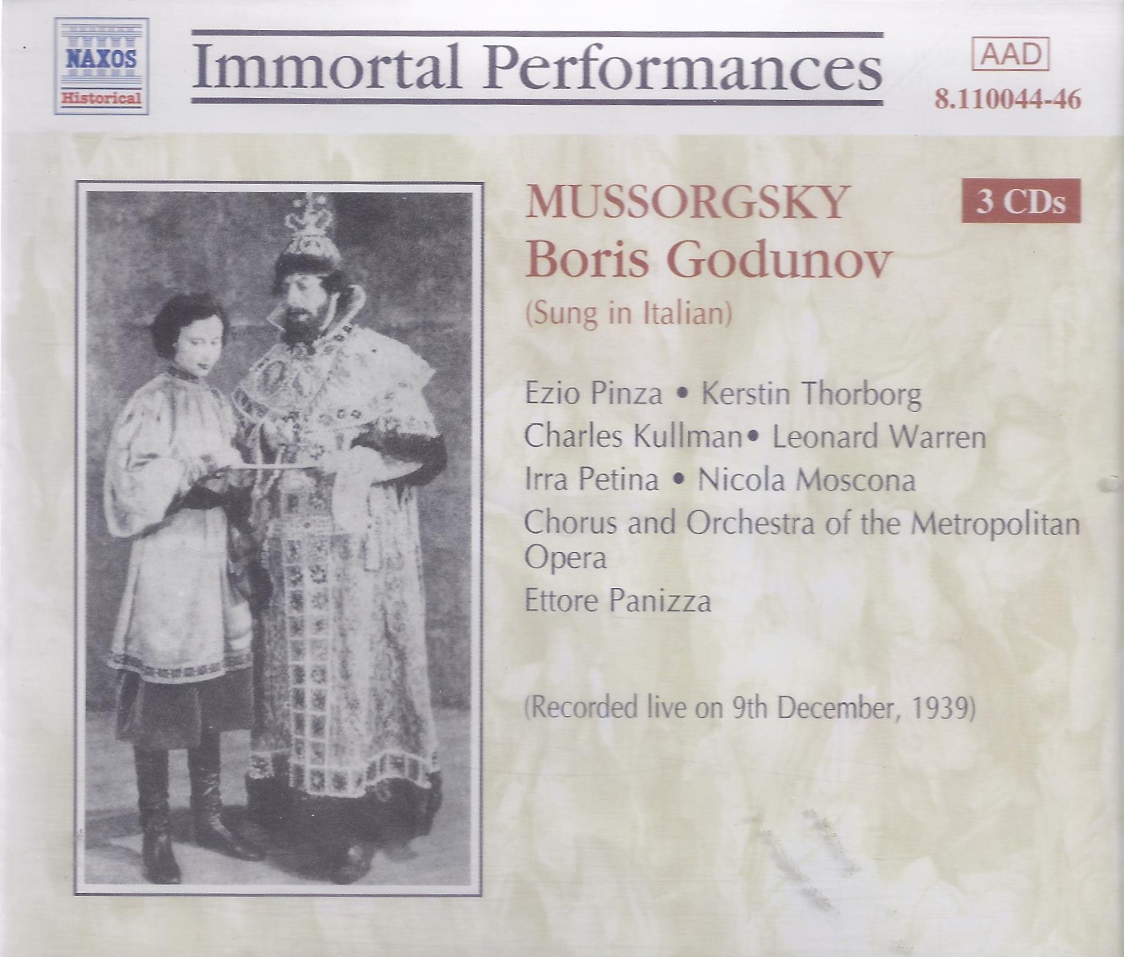 MUSSORGSKY: Boris Godunov