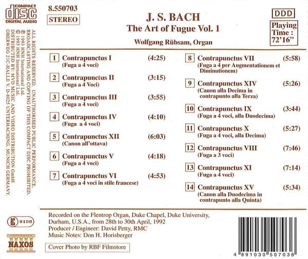 BACH: The Art of Fuge Vol. 1 - slide-1