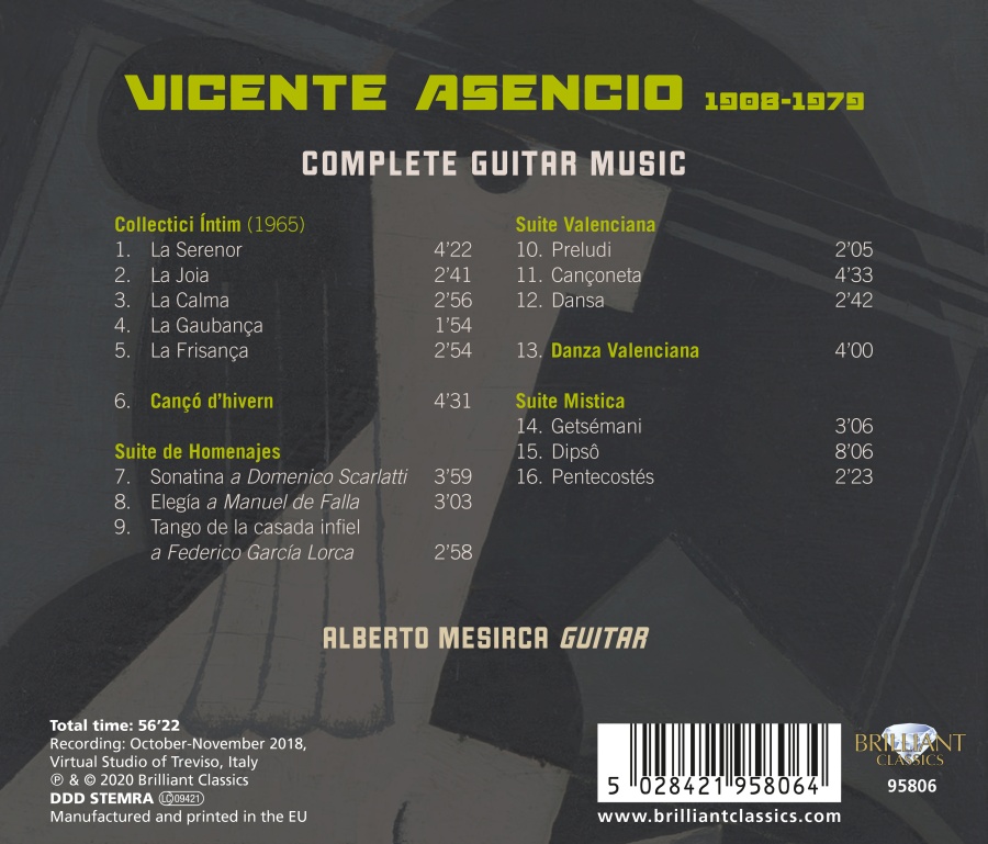 Asencio: Complete Guitar Music - slide-1
