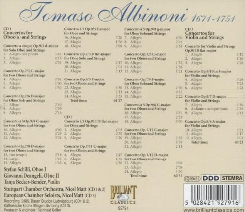 Albinoni: Complete Oboe Concertos - slide-1