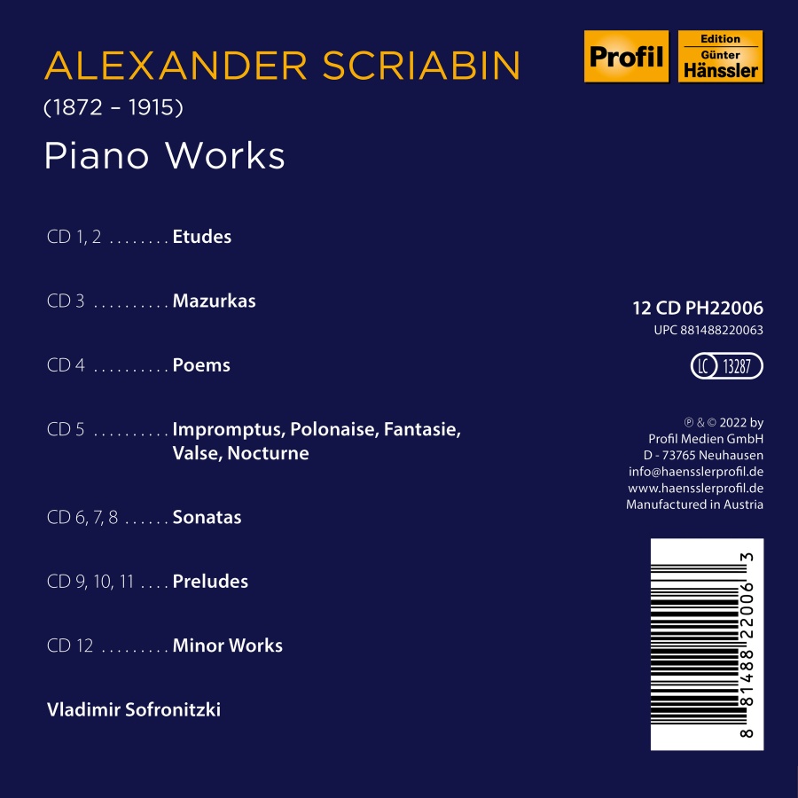 Scriabin: Piano Works - slide-1