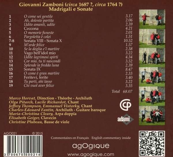 Zamboni: Madrigali e Sonate - slide-1