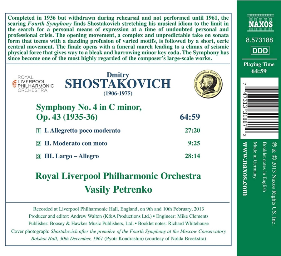 Shostakovich: Symphony No. 4 - slide-1