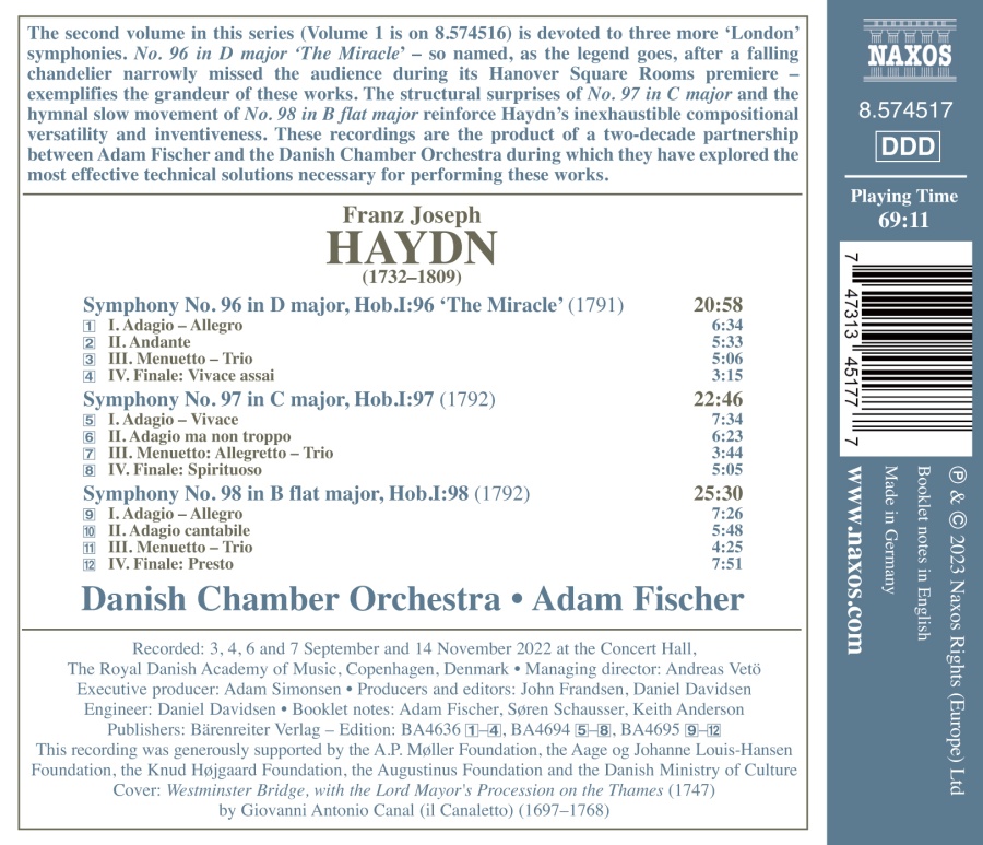 Haydn: Late Symphonies Vol. 2 - slide-1