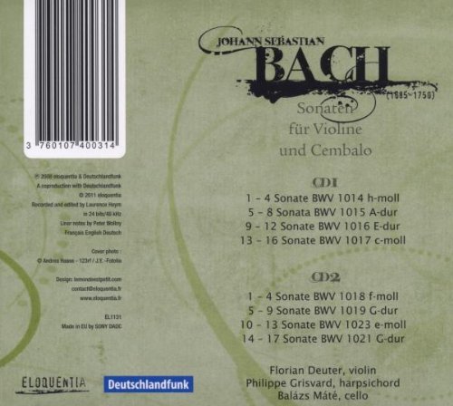 Bach: Sonates pour violon & clavecin - slide-1