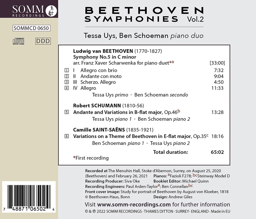 Beethoven Symphonies, Volume 2 - slide-1