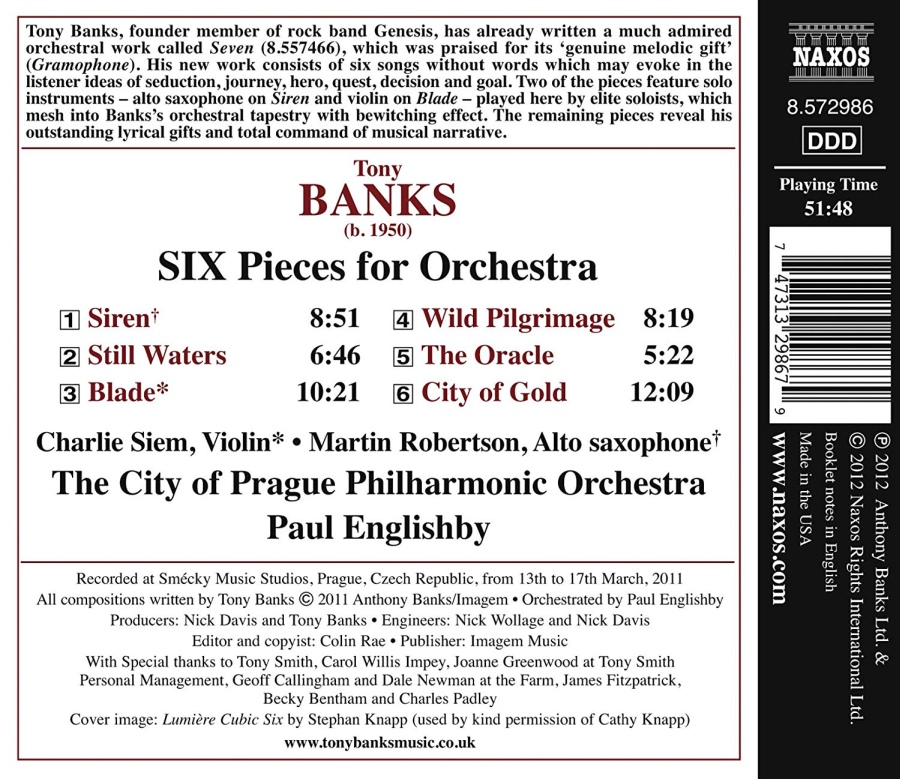 Banks: Six Pieces for Orchestra - slide-1
