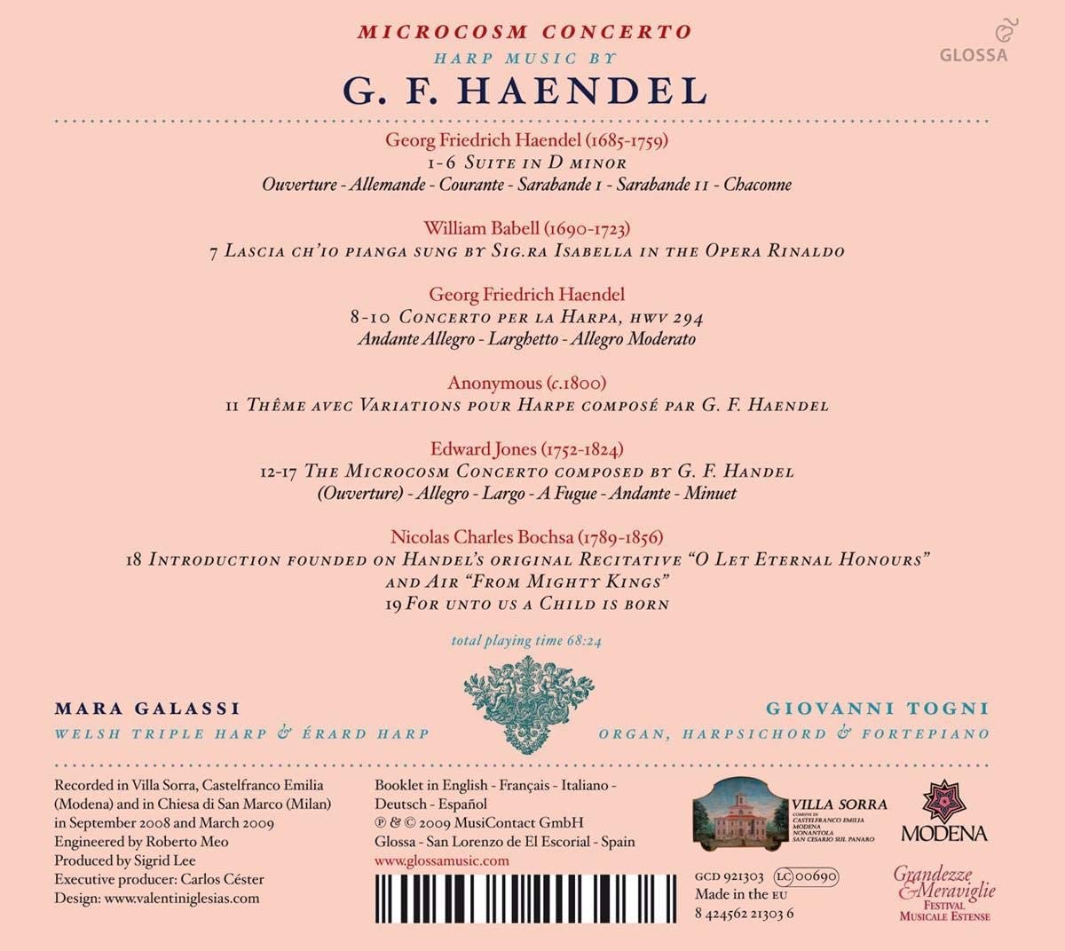 Microcosm Concerto, Harp music by Handel - slide-1