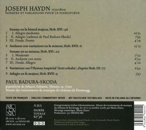 Haydn: Sonates et Variations pour le pianoforte - slide-1