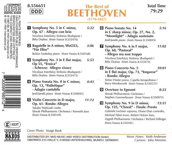 THE BEST OF BEETHOVEN - slide-1