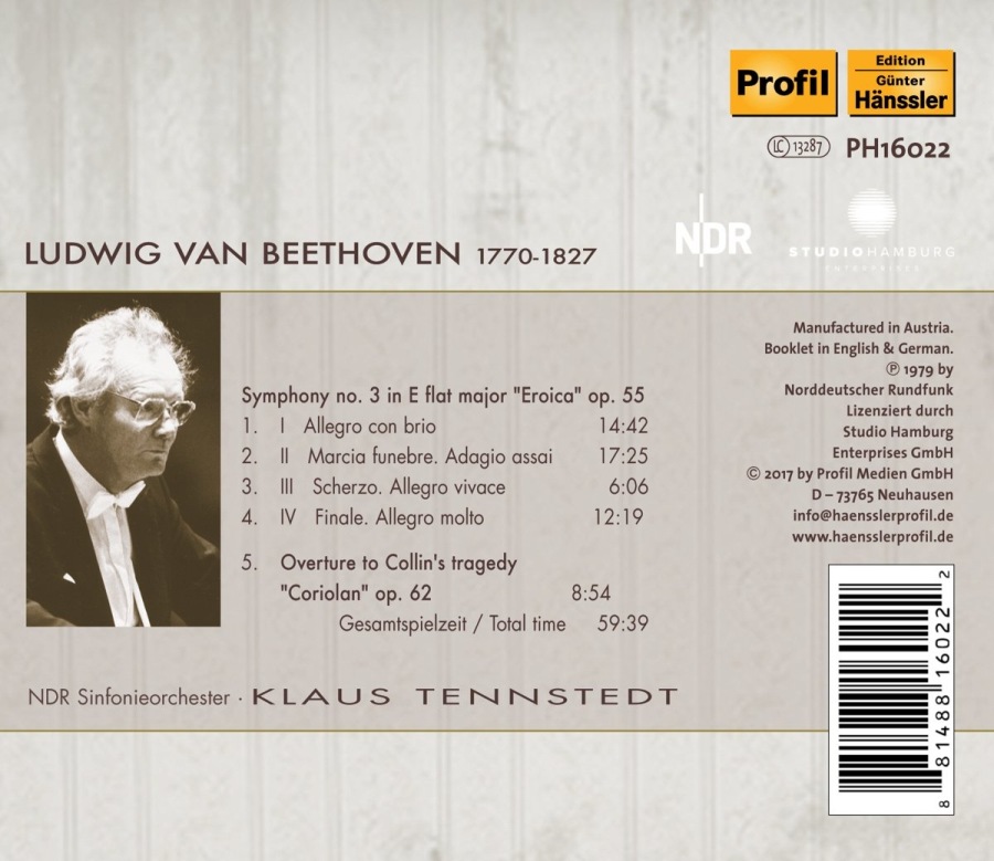 Beethoven: Symphony No. 3; Coriolan - slide-1