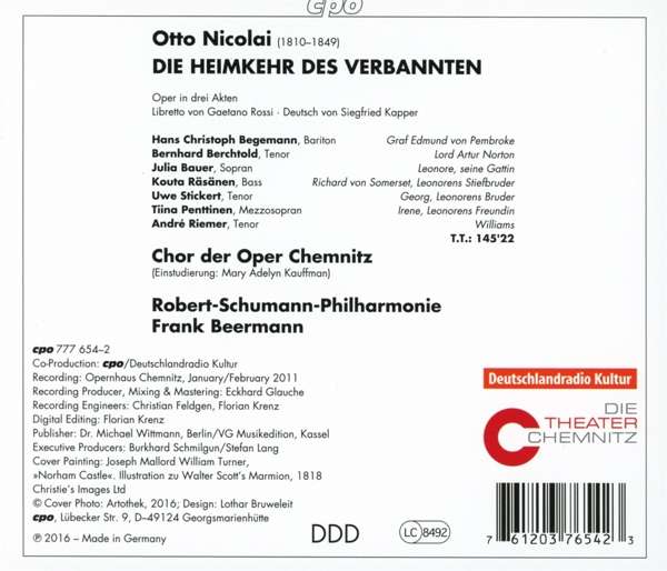 Nicolai: Die Heimkehr des Verbannten, Opera in 3 acts - slide-1