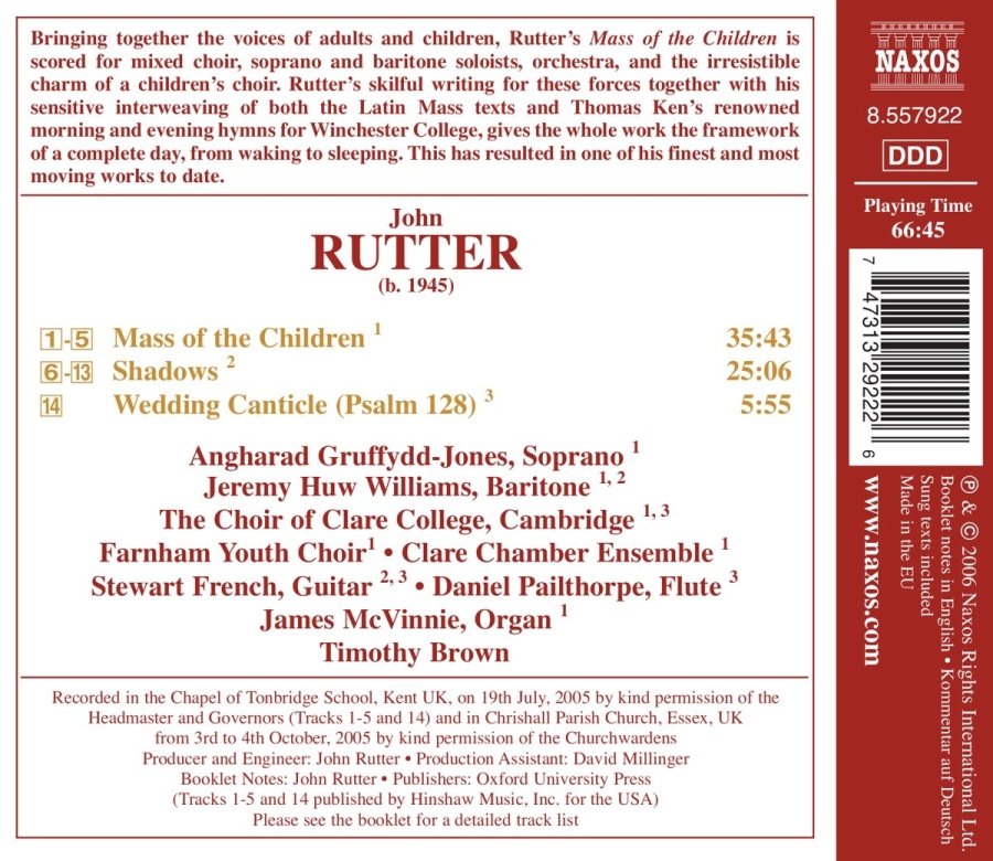 RUTTER: Mass of the Children - slide-1