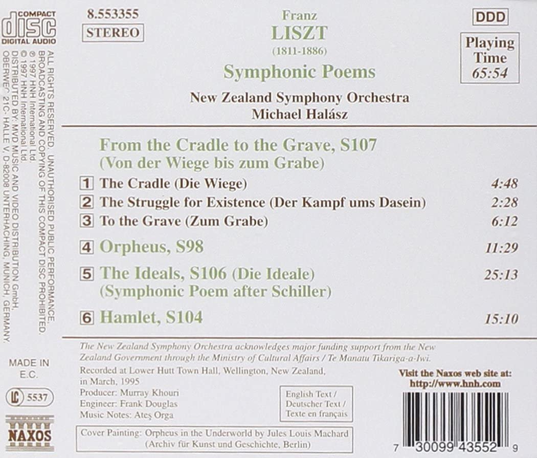 LISZT: Symphonic Poems, Vol. 2 - slide-1