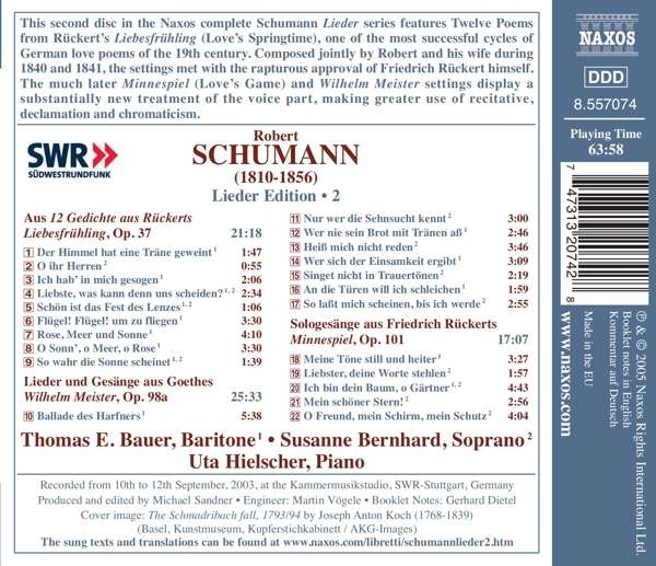 SCHUMANN: Lieder edition 2 - slide-1