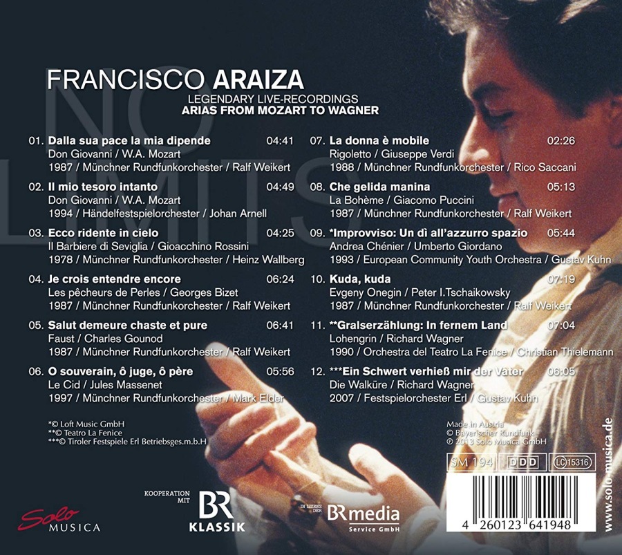 Francisco Araiza: Legendary Live-Recordings - slide-1