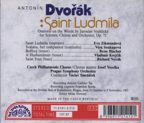Dvorak: Saint Ludmila - Oratorio (2 CD) - slide-1