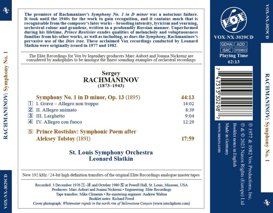 Rachmaninov: Symphony No. 1; Prince Rostislav - slide-1