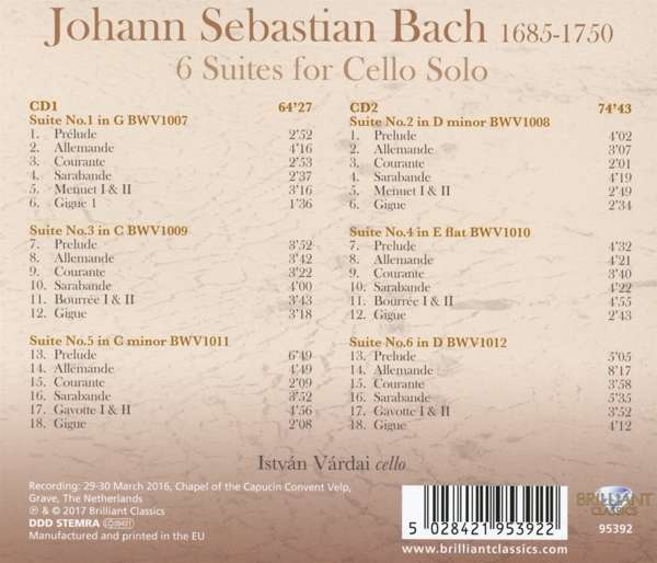 Bach: 6 Suites for Cello Solo - slide-1