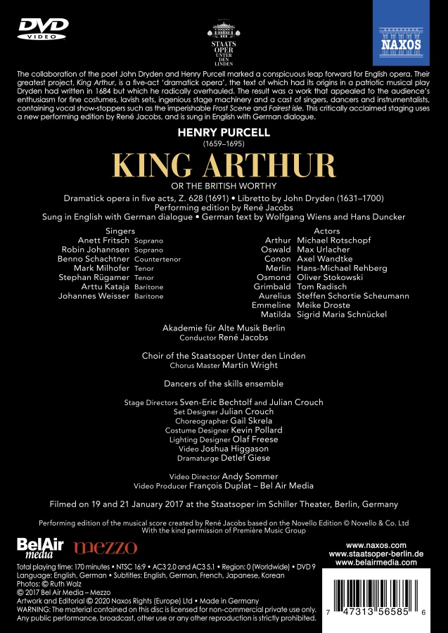 Purcell: King Arthur - slide-1