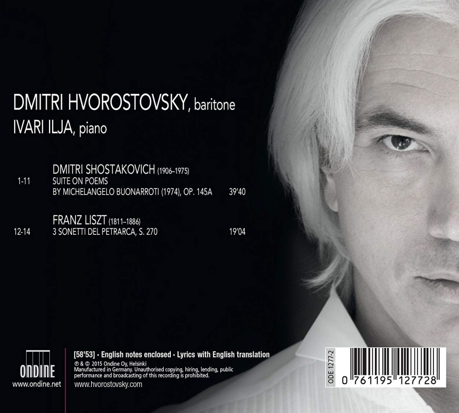 Shostakovich: Suite on Poems by Michelangelo, Liszt: Sonnets - slide-1