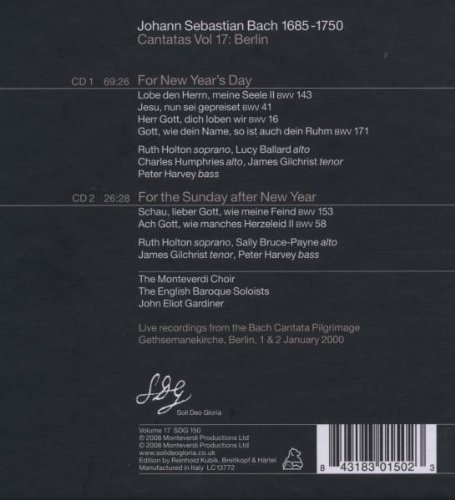 Cantatas Vol. 17 / John Eliot Gardiner - slide-1