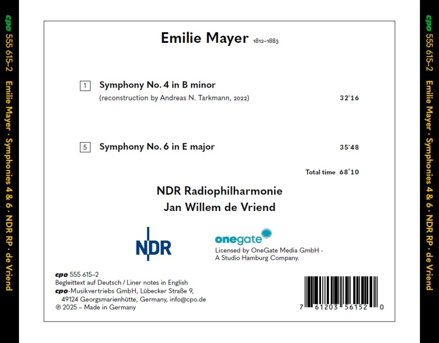 Mayer: Symphonies 4 & 6 - slide-1