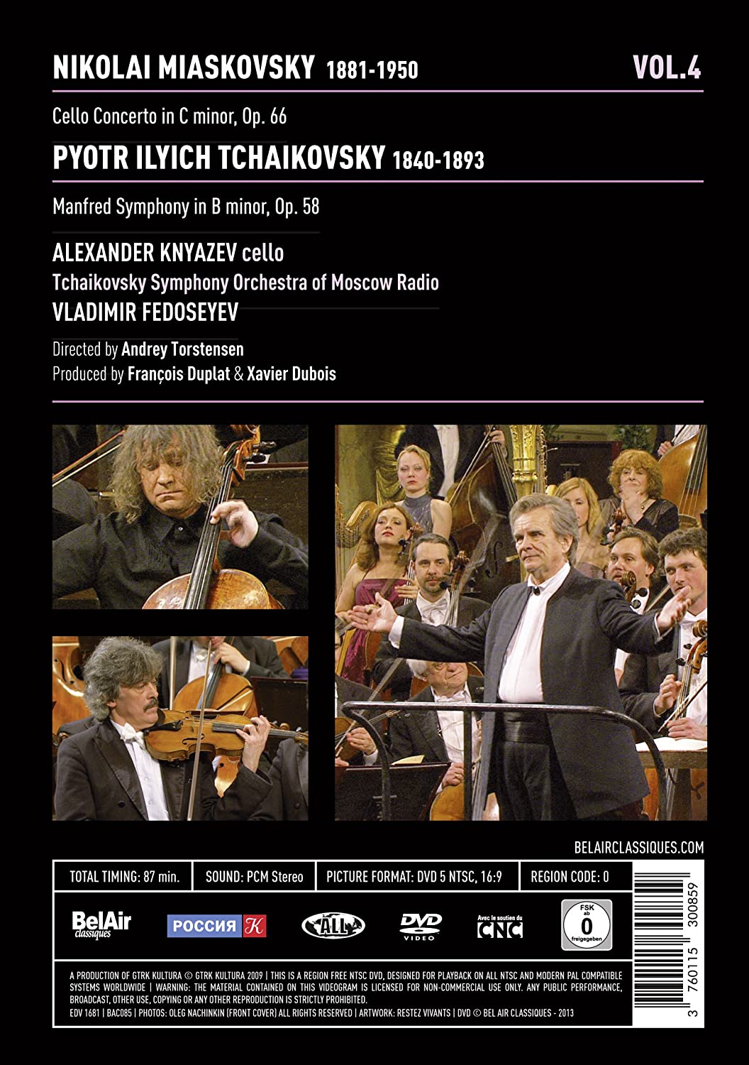 Tchaikovsky: Manfred Symphony / Miaskovsky: Cello Concerto Op.66 - slide-1