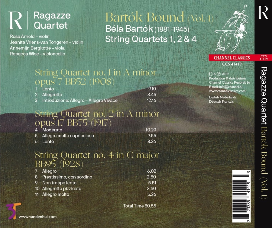 Bartók Bound Vol. 1 - Quartets Nos. 1, 2 & 4 - slide-1