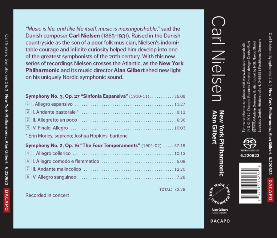Nielsen: Symphony No. 2 "The Four Temperaments" & No. 3 "Sinfonia Espansiva" - slide-1
