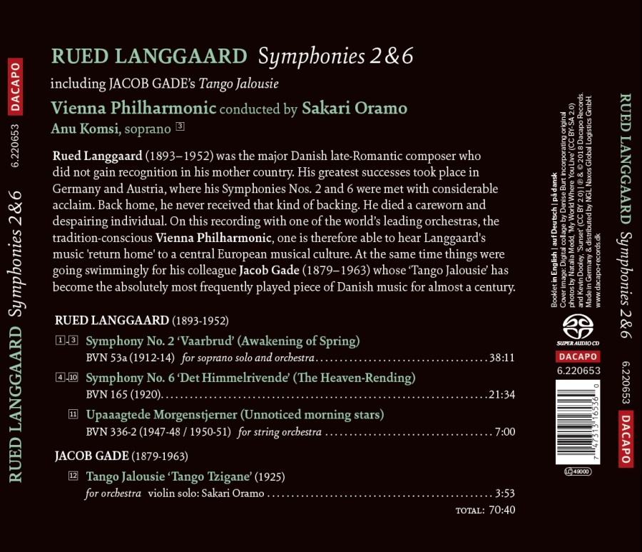 Langgaard: Symphonies 2 & 6; Gade: Tango Jalousie - slide-1