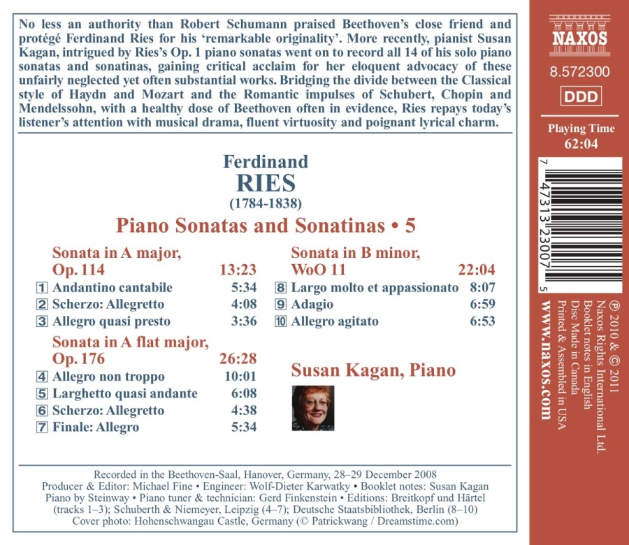Ries: Piano Sonatas and Sonatinas Vol. 5 - slide-1