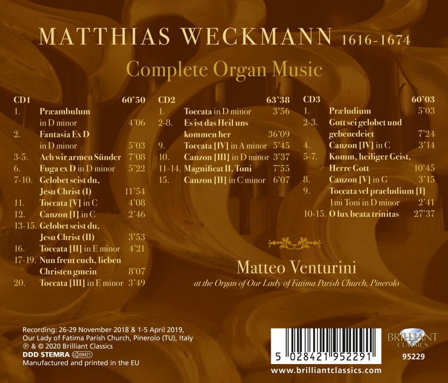Weckmann: Complete Organ Music - slide-1