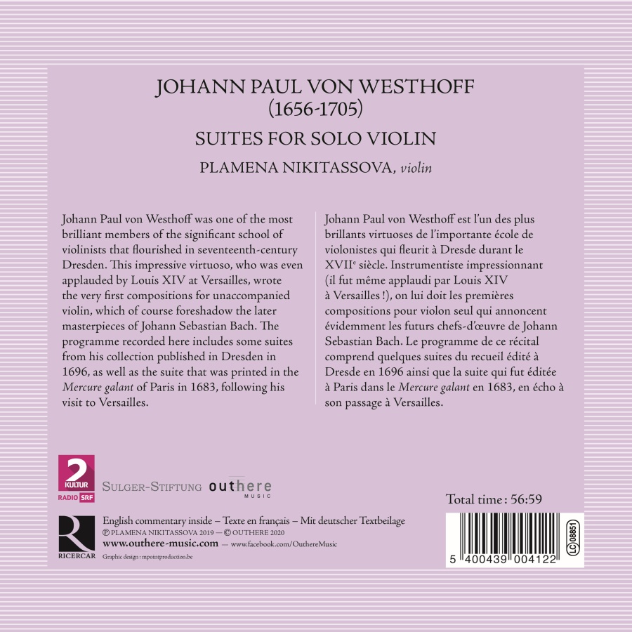 Westhoff: Suites for Solo Violin - slide-1