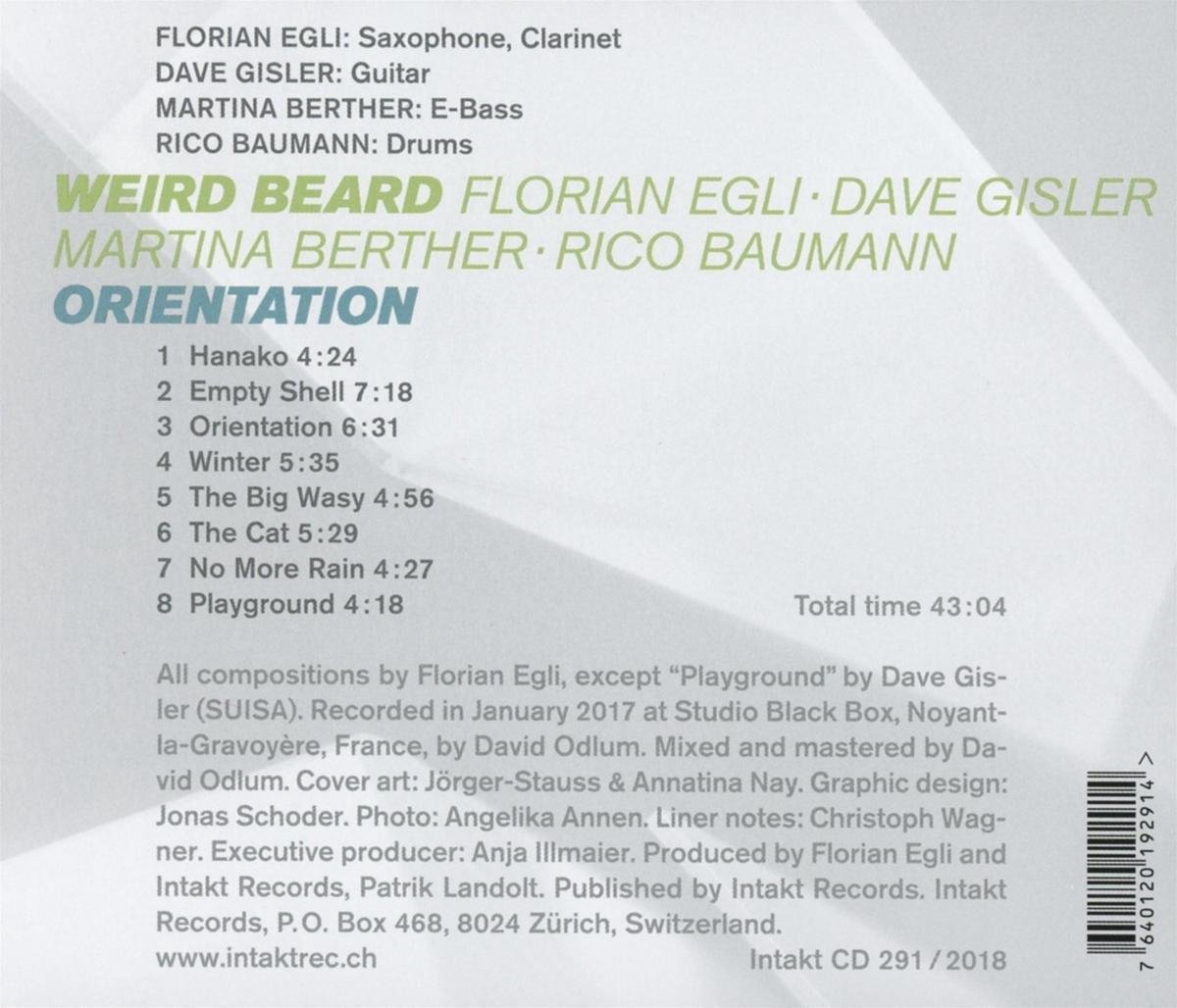 Egli/ Gisler/ Berther/ Baumann/ WEIRD BEARD: Orientation - slide-1