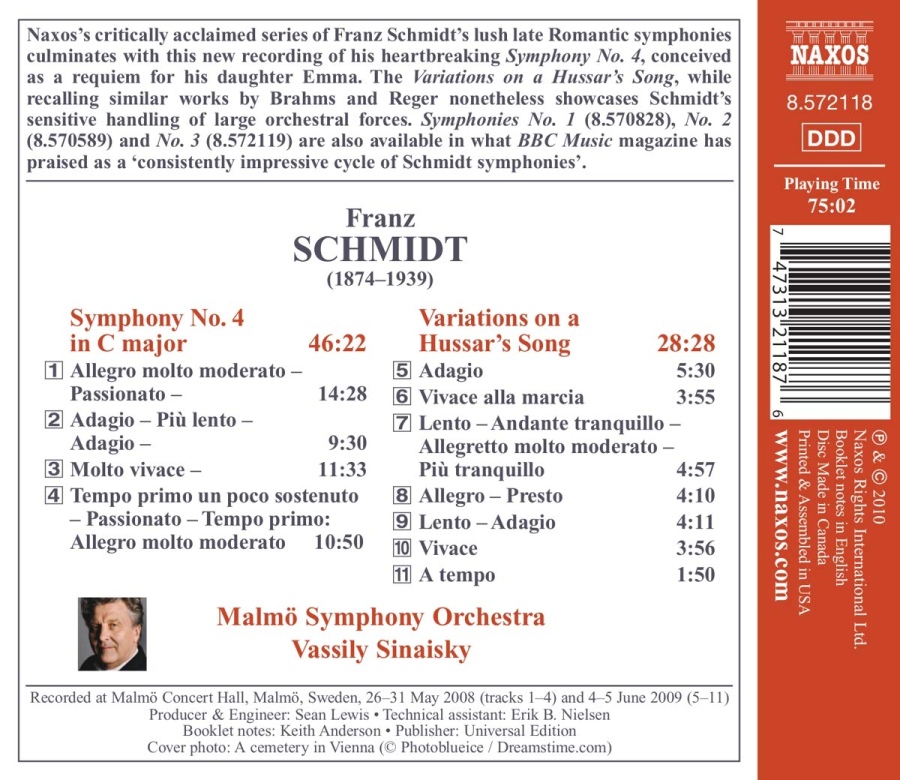 Schmidt: Symphony No. 4, Variations on a Hussar’s Song - slide-1