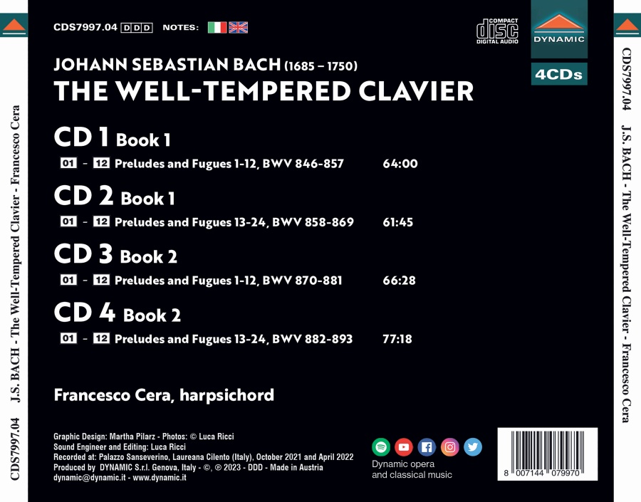 Bach: The Well-Tempered Clavier BWV846-893 - slide-1