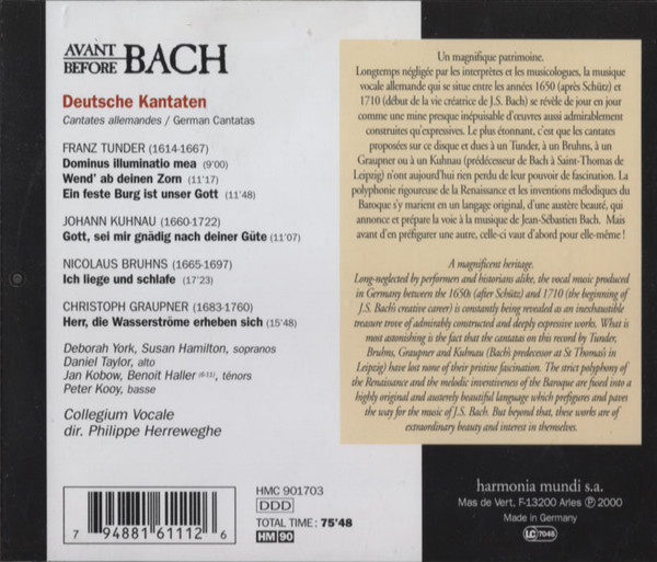 Avant Bach - Deutsche Kantaten - slide-1