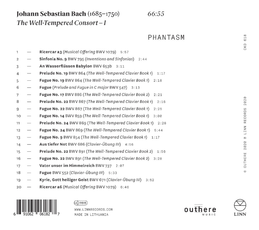 Bach: The Well-Tempered Consort - I - slide-1