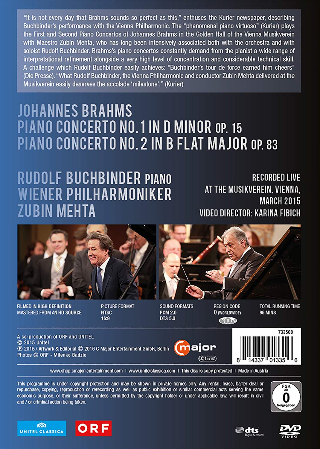 Brahms: Piano Concertos / Rudolf Buchbinder - slide-1