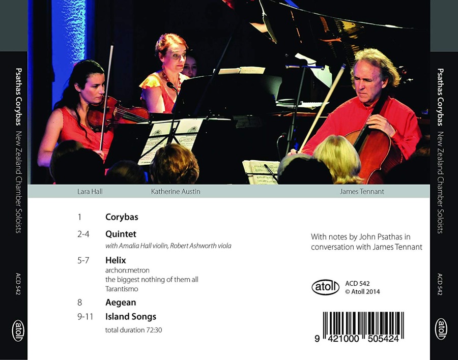 Psathas: Corybas - Piano Chamber Music - slide-1