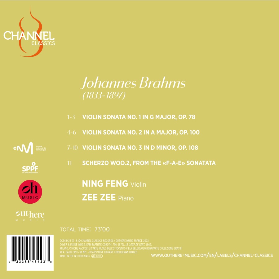 Brahms: Violin Sonatas - slide-1