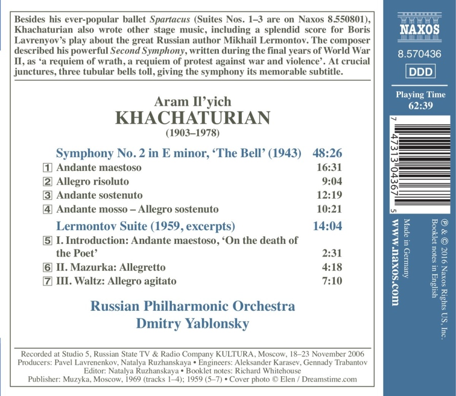 Khachaturian: Symphony No. 2 ‘The Bell’ Lermontov Suite - slide-1